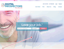 Tablet Screenshot of digitalprospectors.com